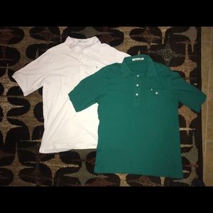 Criquet organic cotton golf polo lot of 2